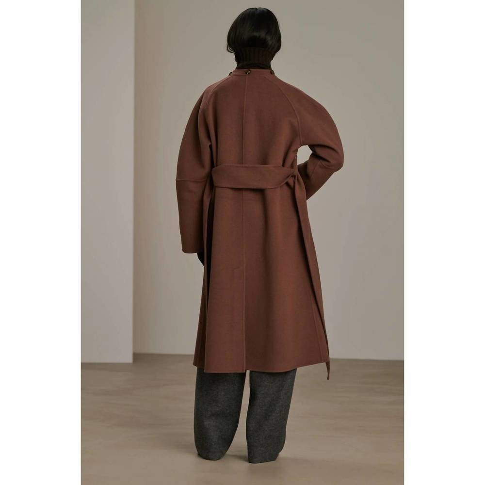 NEW SOEUR chambery coat in rose brown - Picture 2 of 4